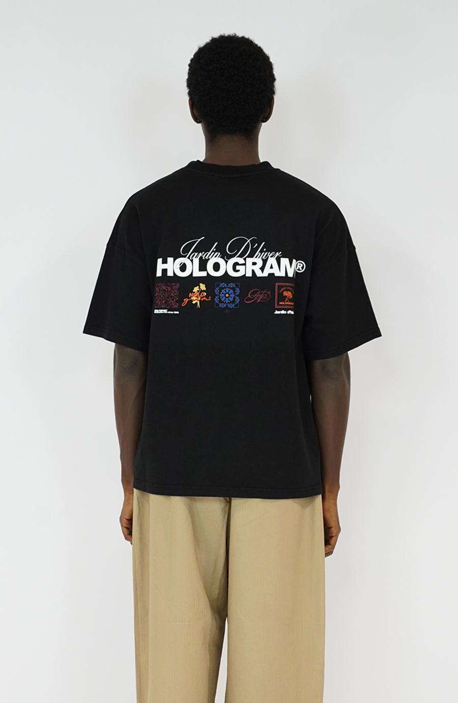 T-shirt Mosaic black