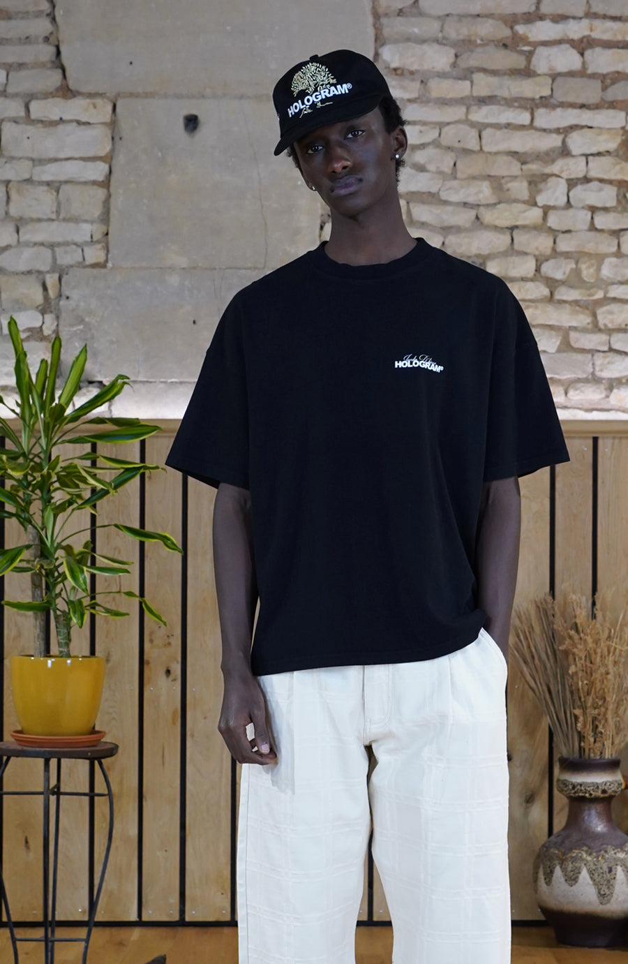 T-shirt Mosaic black