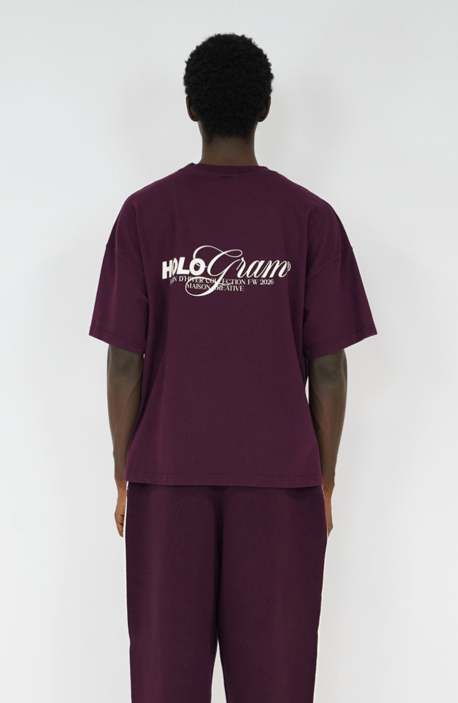T-shirt Sign burgundy