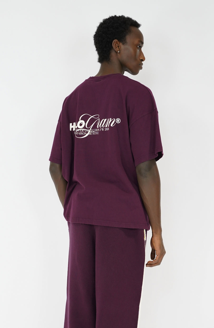 T-shirt Sign burgundy