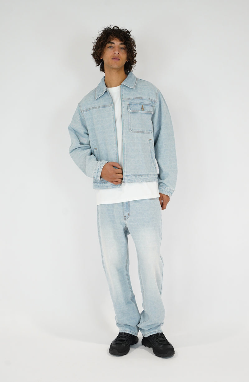 Veste streetwear Denim blue v2