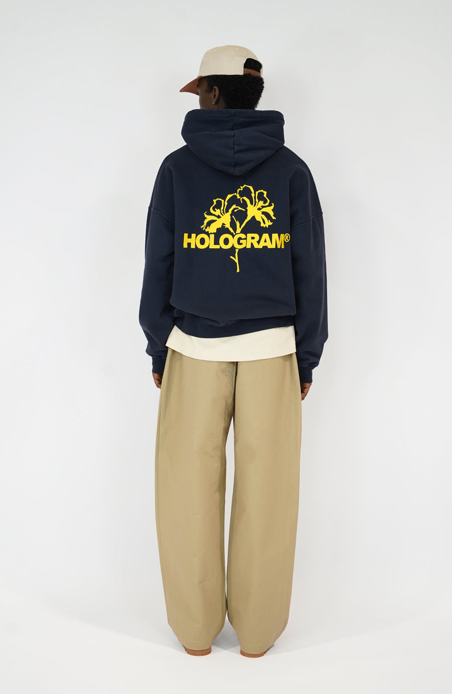 Flower navy jacket