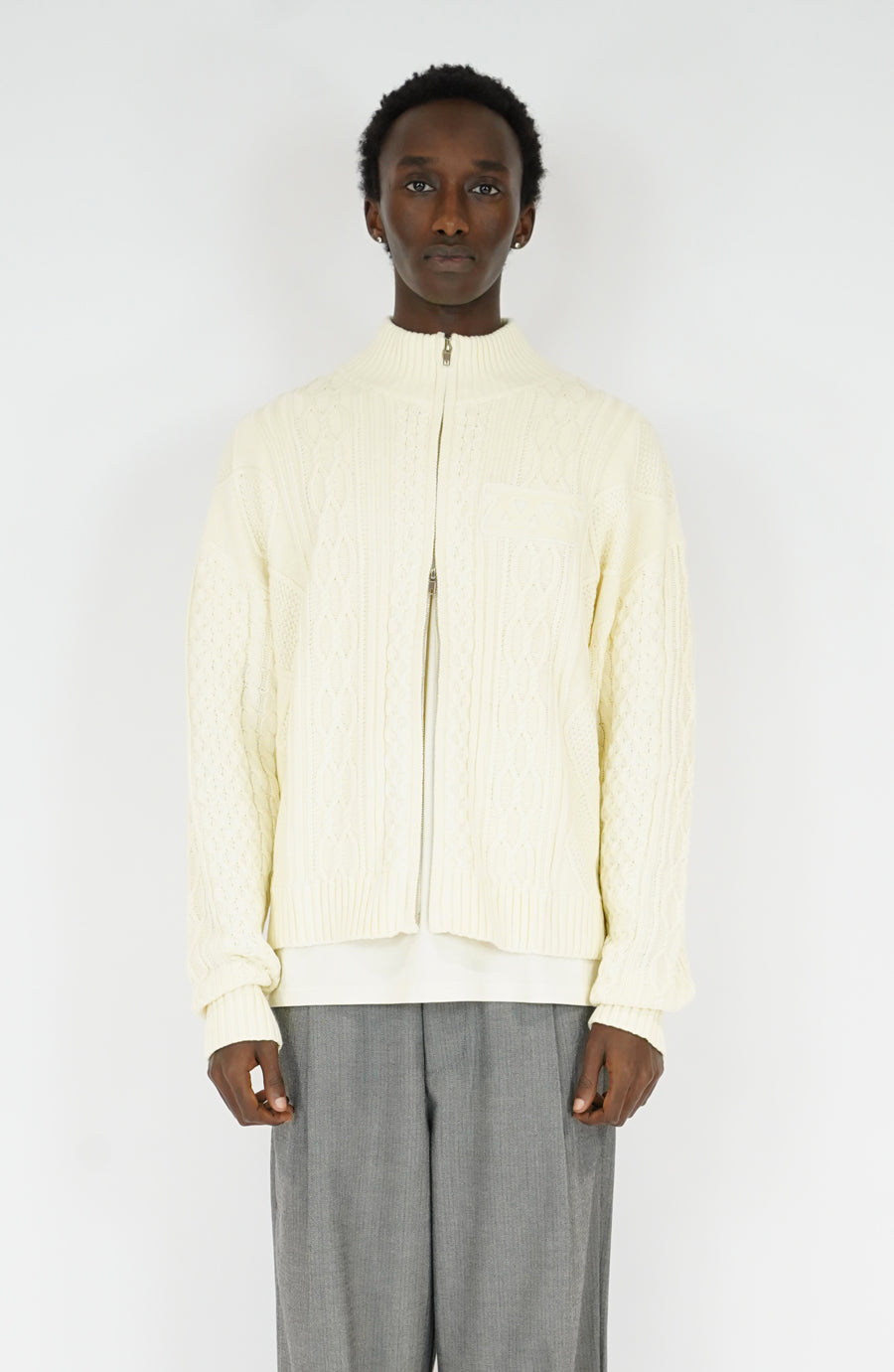 Veste streetwear Wire beige