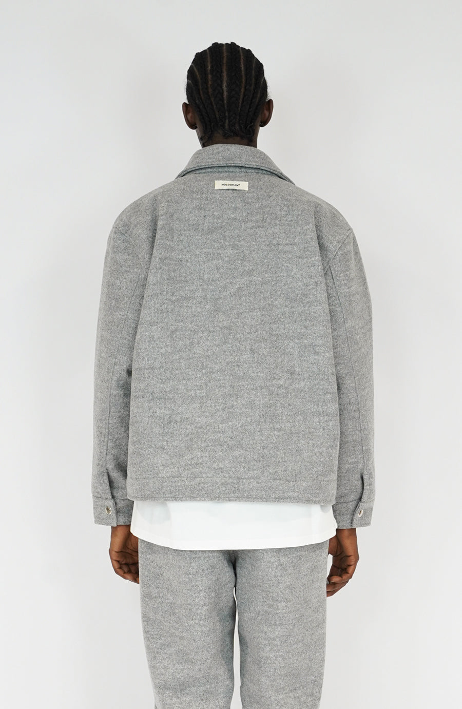 Bold grey streetwear jacket