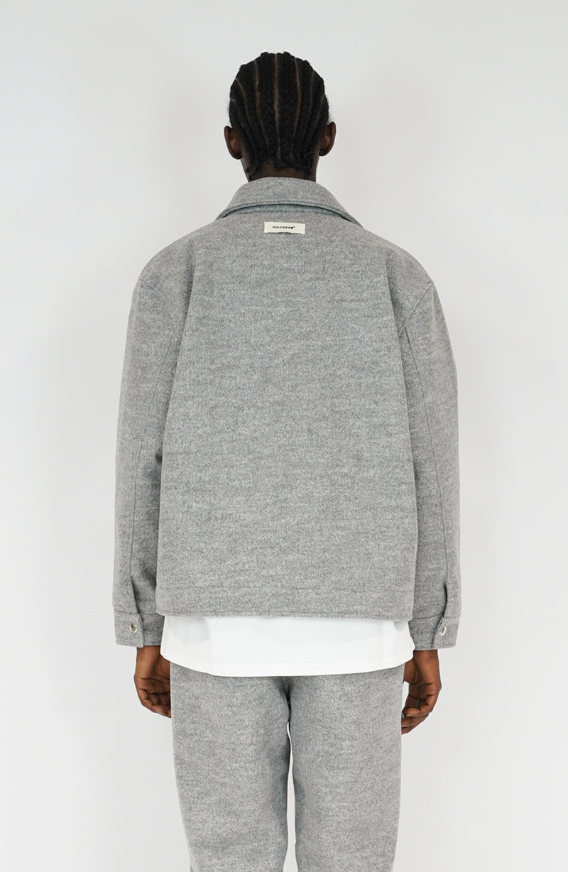 Bold grey streetwear jacket