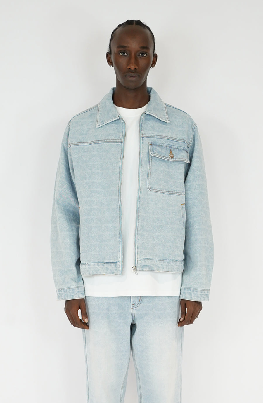 Veste streetwear Denim blue v2