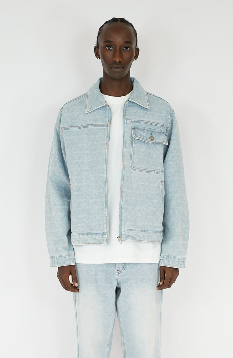 Veste streetwear Denim blue v2