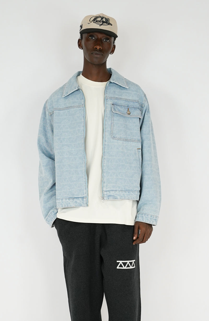 Veste streetwear Denim blue v2