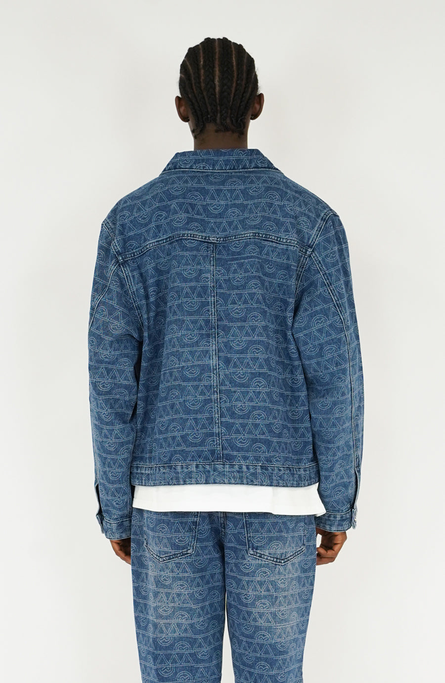 Veste streetwear Denim navy v2
