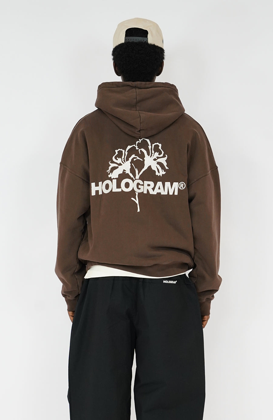 Flower brown jacket