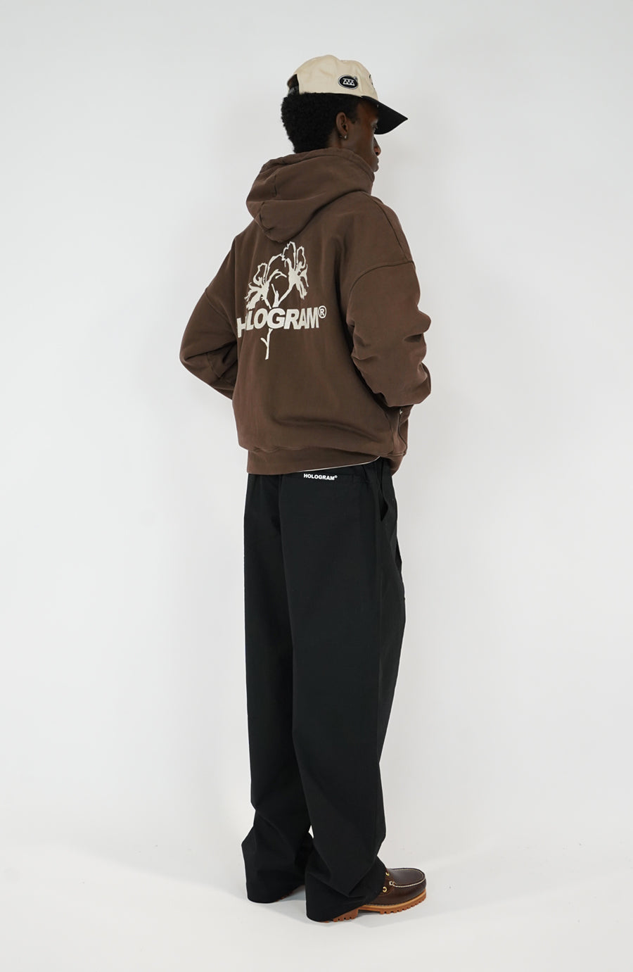 Flower brown jacket